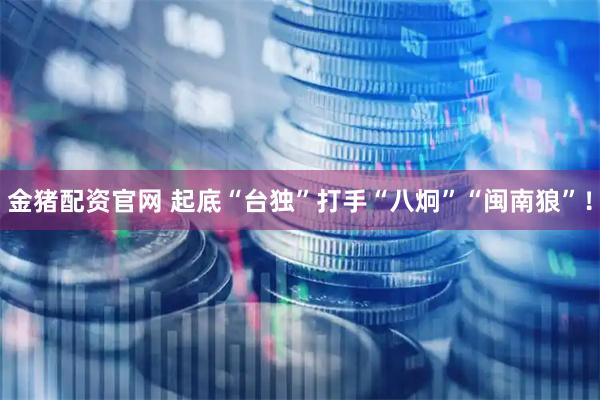 金猪配资官网 起底“台独”打手“八炯”“闽南狼”！