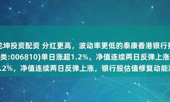 龙坤投资配资 分红更高，波动率更低的泰康香港银行指数(A类:006809；C类:006810)单日涨超1.2%，净值连续两日反弹上涨，银行股估值修复动能渐显